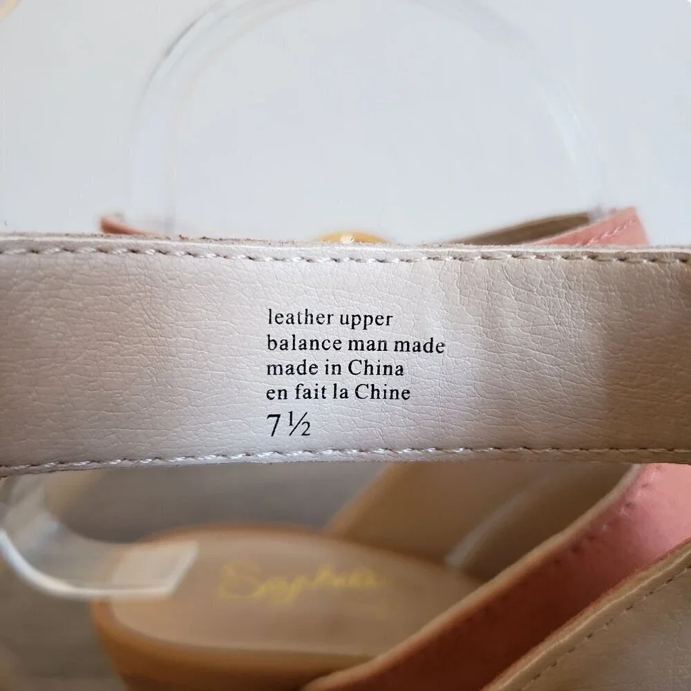 Seychelles Completely Engaged Pastel Suede Sandals Block Heel Multi Women's 7.5